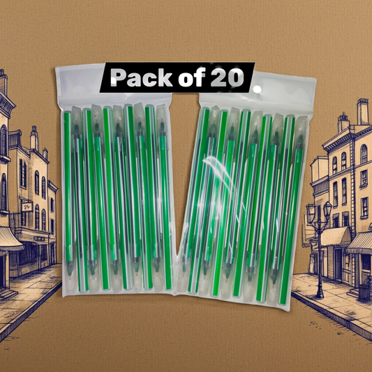 DumSum Ball Pen - BLUE | Ball Point Pen Set With Comfortable Grip ink is very smoothly to write | Pens For Writing | School and Office Stationery | Pens For Students (Pack of 20)