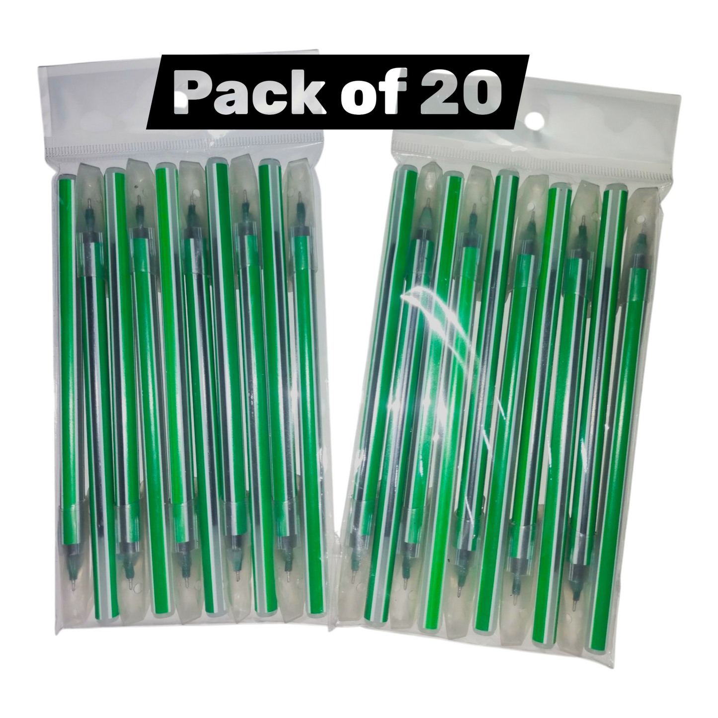 DumSum Ball Pen - BLUE | Ball Point Pen Set With Comfortable Grip ink is very smoothly to write | Pens For Writing | School and Office Stationery | Pens For Students (Pack of 20)